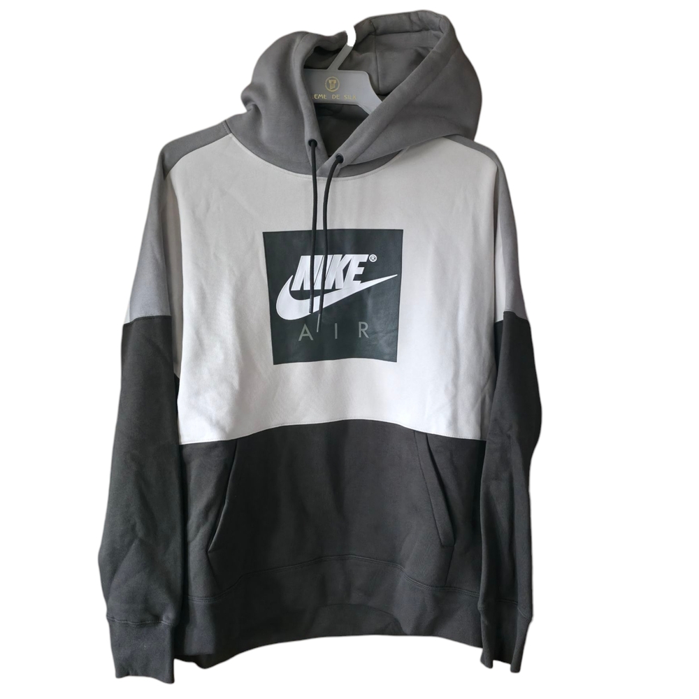 Nike Air Men's Green and White Hoodie